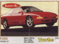 Ford Probe GT red
