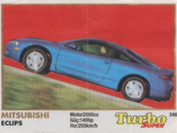 Mitsubishi Eclips blue