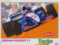 Jordan-Peugeot F1 формула 1
