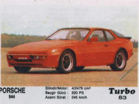 Porsche кпасный турбо 944