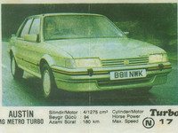Austin MG Metro Turbo 811 nwk green вкладыш турбо жвачка