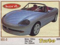 MX-5 автомобиль вкладыш Турбо