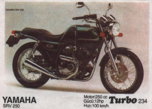 Yamaha SRV 250 motocycle