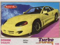 Dodge Stealth желтый прекрасный автомобиль