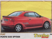 Fiat Punto 850 Spyder red