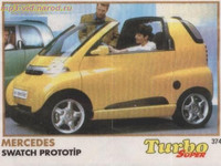 Mercedes Swatch Prototip yellow