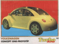 Volkswagen Concept One-Prototip yellow