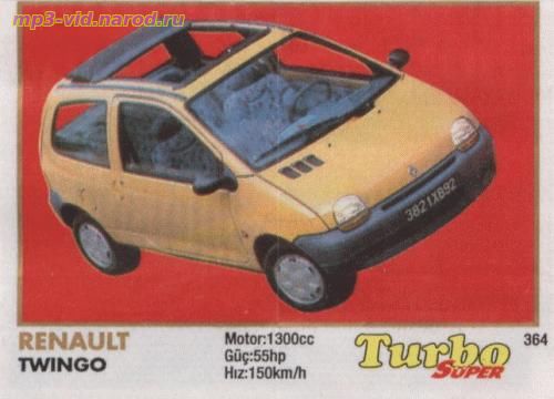 Renault Twingo yellow