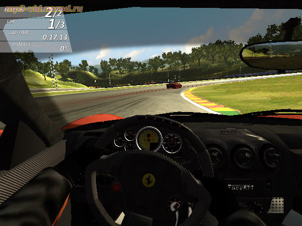 ferrari_virtual_race вид из кабины